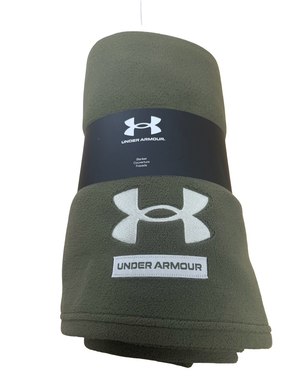 Under Armour Olive Green Fleece Blanket